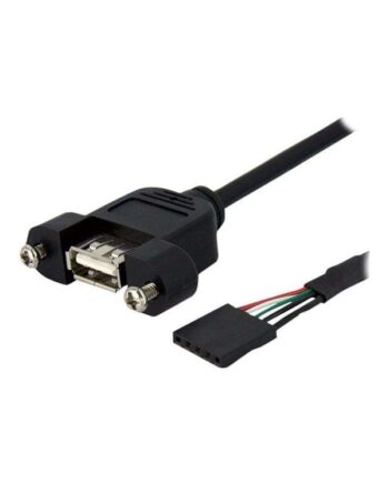 StarTech.com Panel Mount USB Cable USB A to Motherboard Header Cable