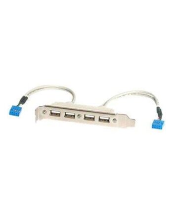 StarTech.com 4 Port USB A Female Slot Plate Adapter