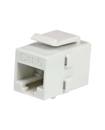 StarTech.com Cat 6 RJ45 Keystone Jack Network Coupler - Hvid - 0 cm