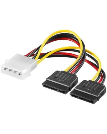 Pro SATA Power Cable x2 - 0.13m