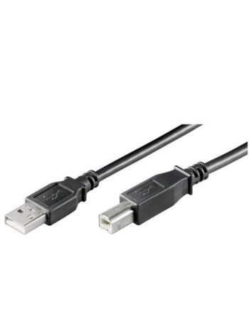 Pro USB-A <-> USB-B 2.0 - 1m - Sort