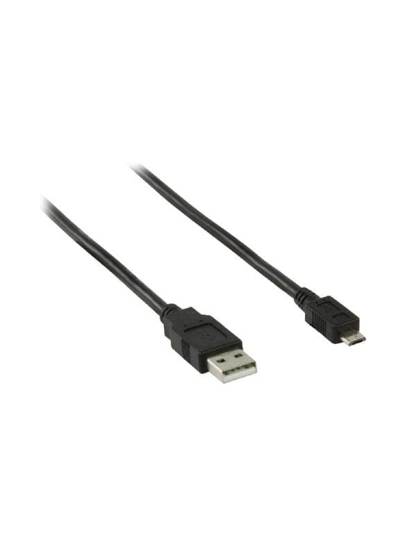 Pro USB-A <-> USB Micro-B - 1m - Sort