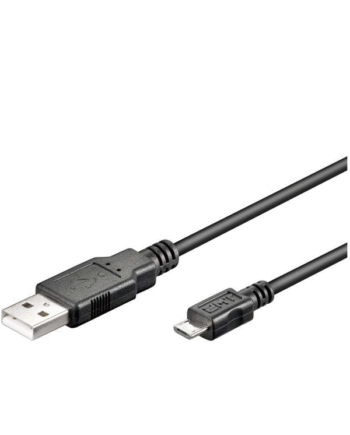 Pro USB-A <-> USB Micro-B - 5m - Sort