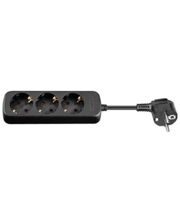 Pro AC power strip - 1.5 m - Sort