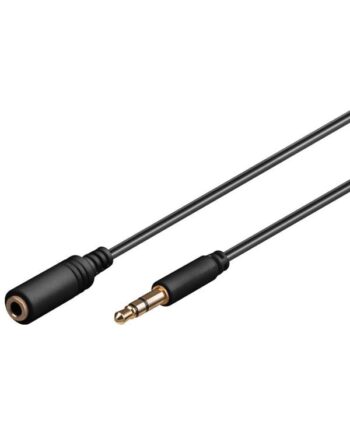 Pro MiniJack 3.5mm Ext. 3P - Bk - 3m