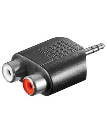 Pro Audio adapter 2xRCA F - MiniJack M