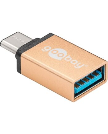 Pro USB 3.1 C - USB 3 A adapter - Gold