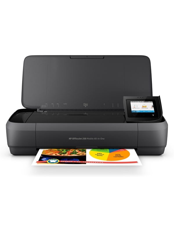 HP Officejet 250 Mobile All in One Blækprinter Multifunktion - Farve - Blæk