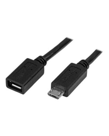StarTech.com 0.5m / 20in Micro-USB Extension Cable - M/F - USB forlængerkabel - 50 cm