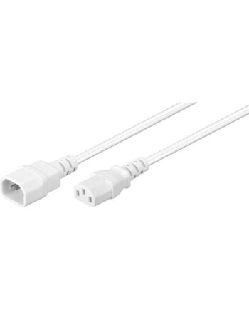 Pro Power cable C14 - C13 - Hvid - 0.5 m