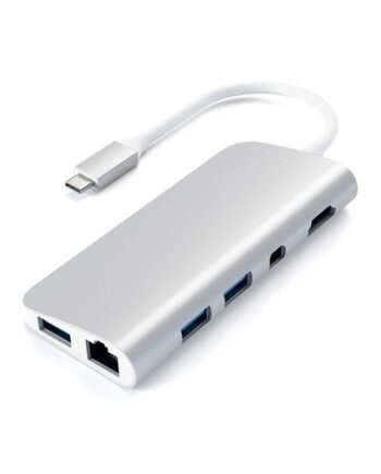 Satechi Aluminum Type-C Multimedia Adapter - dockingstation (Silver)