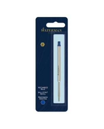 Waterman Ballpoint Pen Refill | Mellempunkt | Blåt blæk | 1 Antal