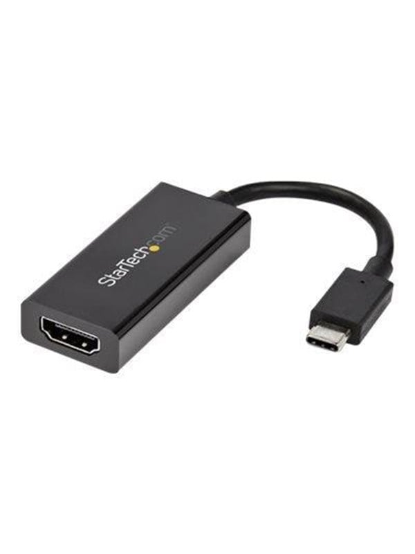 StarTech.com USB-C to HDMI Adapter - HDR 40K 60Hz - USB C to HDMI Converter - external video adapter - MegaChips MCDP2900 - black