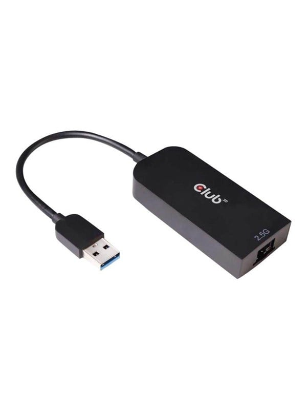 Club 3D CAC-1420 USB 3.2 Gen1 Type-A to RJ45 2.5Gbps Network Adapter