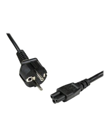 StarTech.com 3 Prong Laptop Power Cord Schuko CEE7 to C5 Clover Leaf - power cable - 1 m