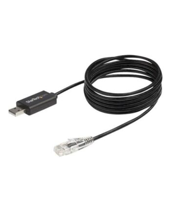 StarTech.com 6 ft. / 1.8 m Cisco USB Console Cable - USB to RJ45 - 460Kbps - serial cable - 1.8 m - black - Sort - 1 meter