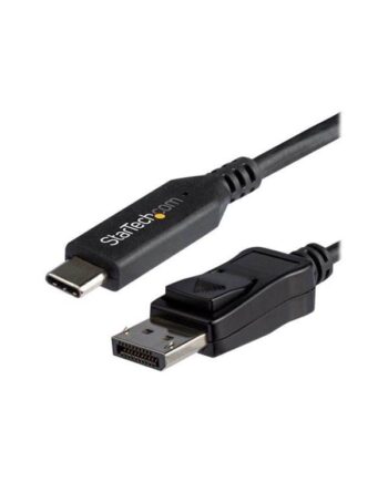 StarTech.com 5.9 ft. (1.8 m) - USB-C to DisplayPort Adapter Cable - 8K - HBR3 - external video adapter - black