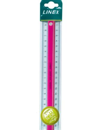 Linex Lineal  Super 20Cm Akryl Pink