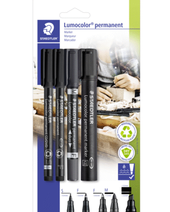 Staedtler Lumocolor Mix Sæt. 4 ass./bk