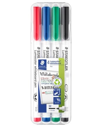 Staedtler Lumocolor WB-marker 1,0mm 4 ass/boks