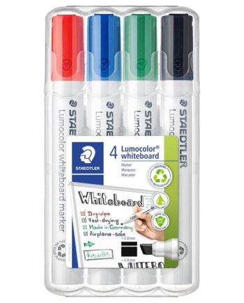 Staedtler Lumocolor WB-marker 2-5mm 4 ass/boks