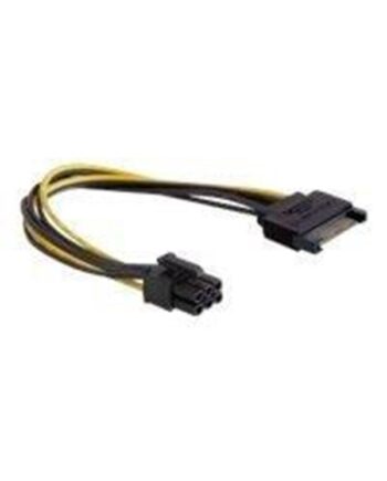 DeLOCK power cable - SATA power to 6 pin PCIe power - 21 cm