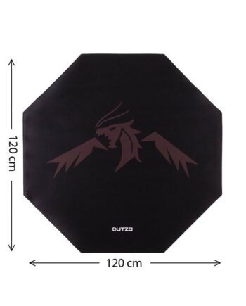 DUTZO Fushi Gaming Floor mat - Sort / Brun