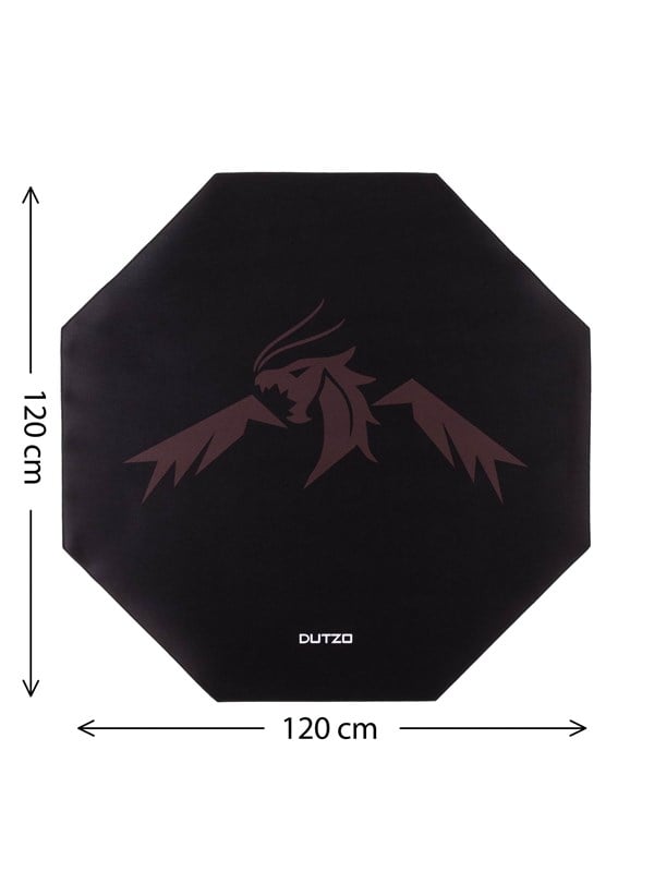 DUTZO Fushi Gaming Floor mat - Sort / Brun