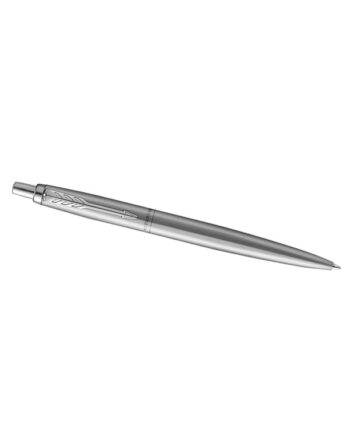 Parker Jotter XL-kuglepen | monokrom rustfrit | medium spids | blå blæk | gaveæske