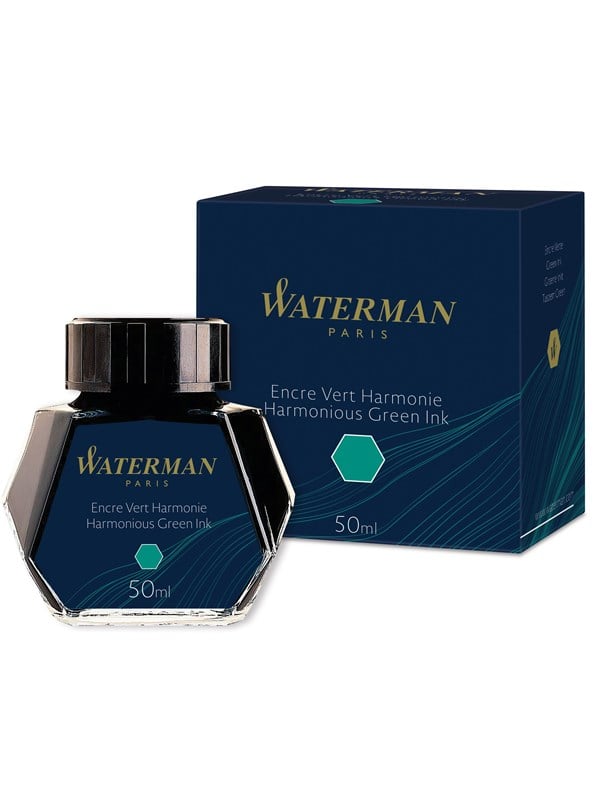 Waterman Fountain Pen blæk | Harmonisk grøn | 50ml flaske