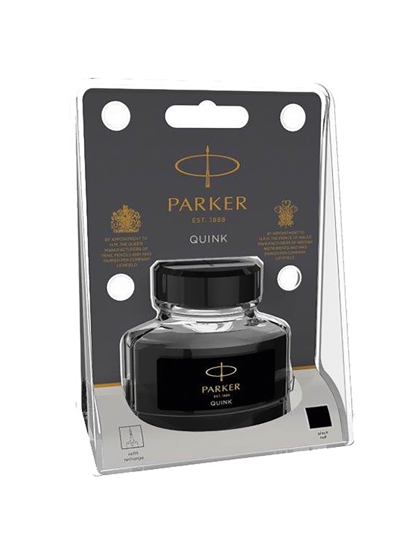 Parker PARKER QUINK-blækflaske, sort, 57 ml