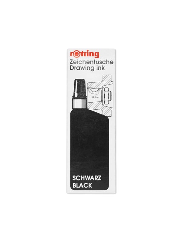 Rotring rOtring Isograph Flaske flydende blæk | Sort | 23 ml fyldepenneblæk