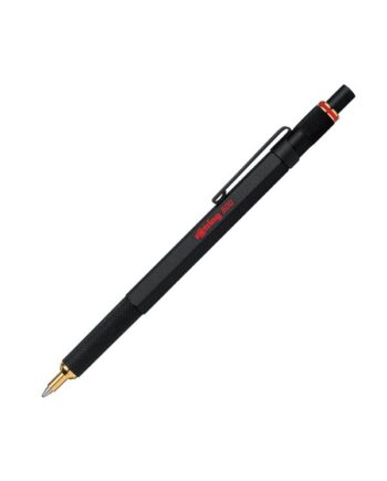 Rotring rOtring 800 kuglepen | Mellempunkt | Sort blæk | Sort tønde | Genopfyldning