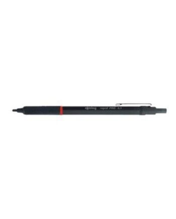 Rotring rOtring Rapid Pro mekanisk blyant | HB 0,7 mm blyant til fremdrift af bly | Reduceret blybrud | Mat sort fuldmetal tønde