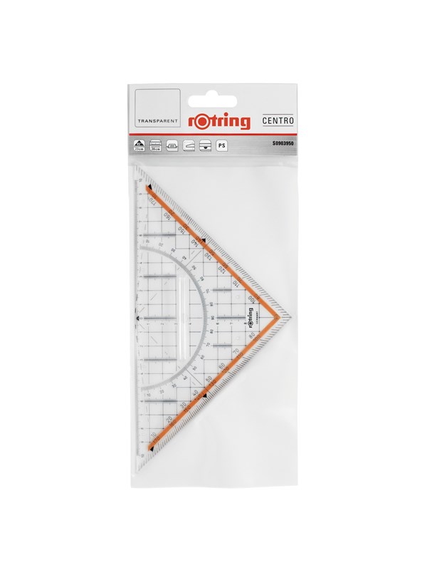 Rotring Centro, Stort Geometrisk Sæt med Håndtag 23 cm