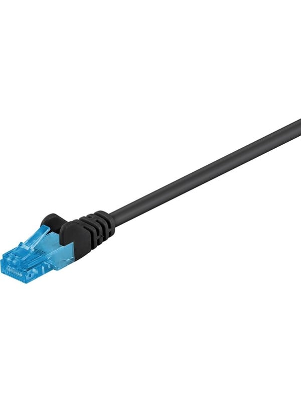 Pro LAN CAT 6A U/UTP - Sort - 2 meter