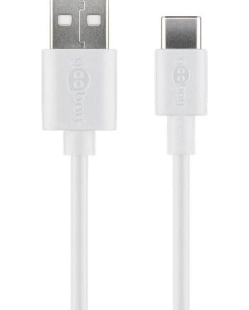 Pro USB-A <-> USB-C - 0.5m - USB 2.0 - Hvid