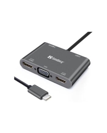 Sandberg USB-C MultiPort Docking Station