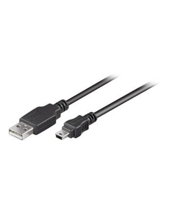 Pro USB-A <-> USB Mini-B (5-pin) - 0.15m - Sort