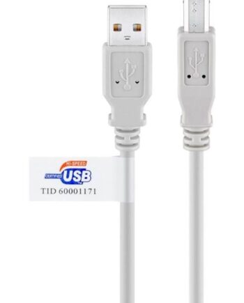 Pro USB-A <-> USB Mini-B (4-pin) - 3m - Grå