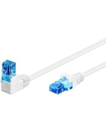 Pro LAN CAT 6A U/UTP 90° - Hvid - 1 meter