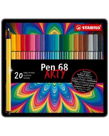 STABILO  Pen 68 Arty, metalæske med 20 farver
