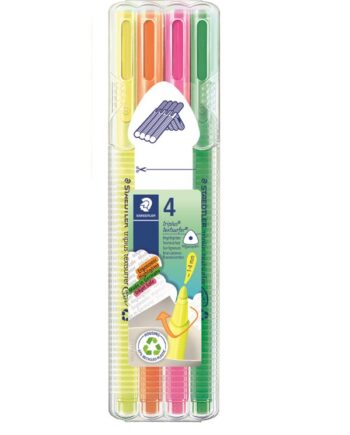Staedtler Triplus Textsurfer Inkjet 1-4mm 4 ass/boks
