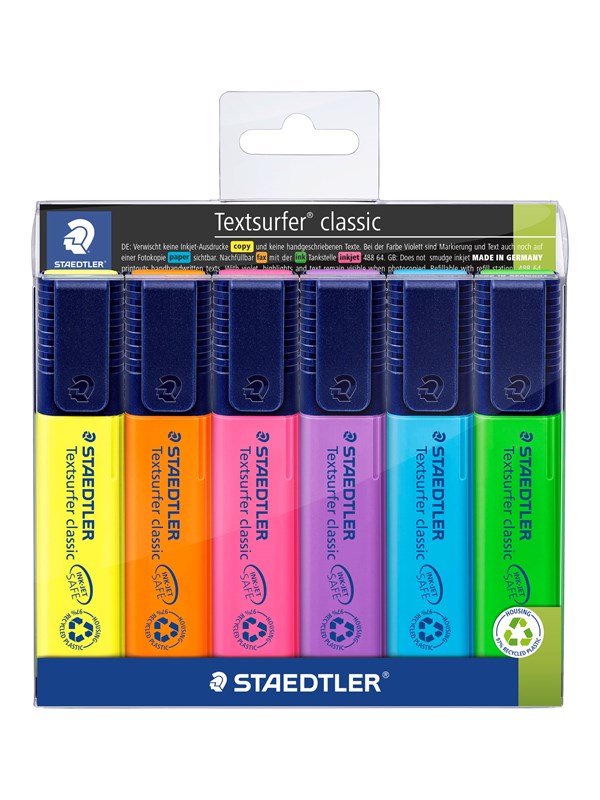 Staedtler Textsurfer Classic Inkjet 6 ass./etui