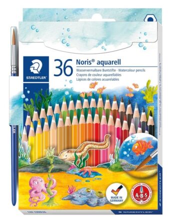 Staedtler Noris Akvarel Farveblyanter 36, 100% PEFC