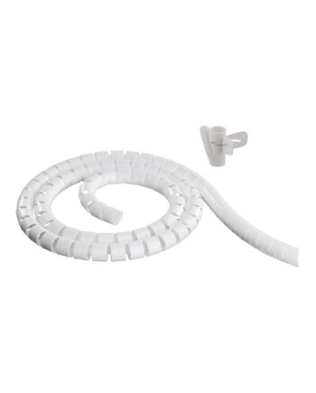 Deltaco Nylon cable cover 10m white