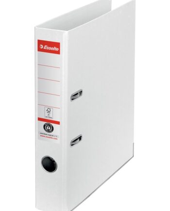 Esselte brevordner No. 1, 100% recirkuleret karton, FSC, A4/50 mm, Hvid