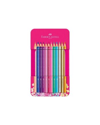 Faber-Castell Sparkle colour pencil.12 pc in tin box
