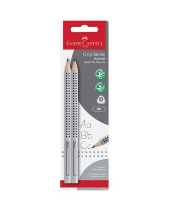 Faber Castell Jumbo Grip graphite pencil HB 2 pieces