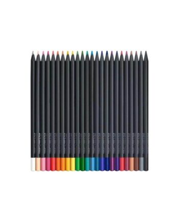 Faber-Castell Black Edition - coloured pencil - assorted brilliant colours (pack of 24)